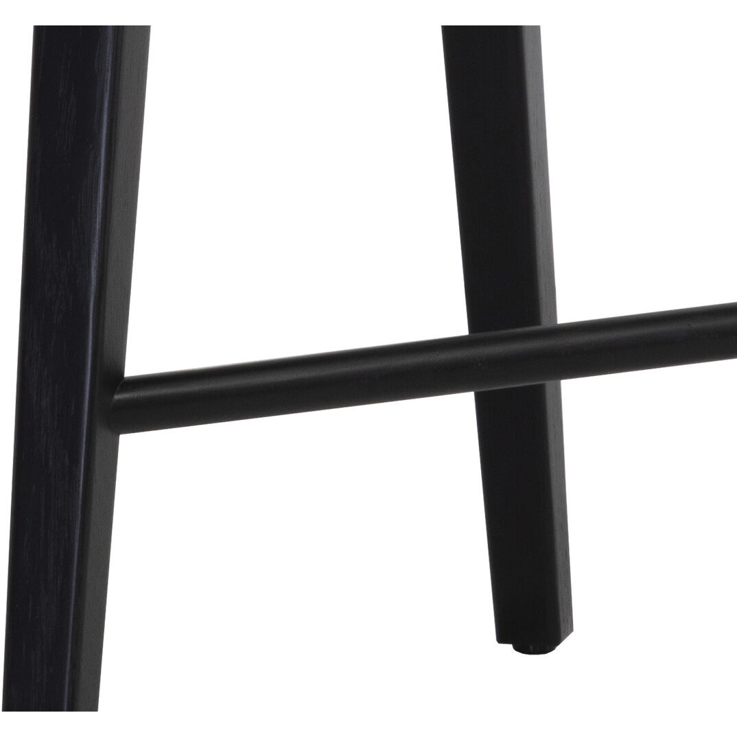 Dominic 26.5 inch Black Counter Stool